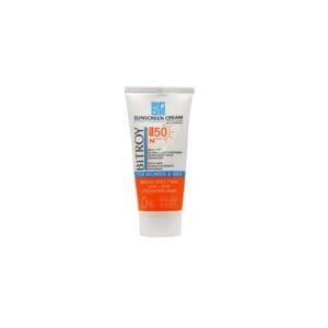 کرم ضد آفتاب بی رنگ پوست چرب بیتروی (SPF 50)
