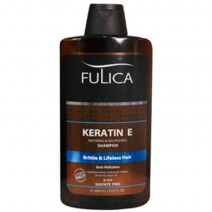 شامپو تقویت کننده و ترمیم کننده مو فولیکا مدل Keratin E حجم 400 میلی لیتر