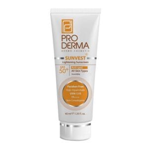 ضد آفتاب ضد لک و روشن کننده +SPF50 بی‌رنگ پرودرما