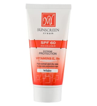 کرم ضد آفتاب بی رنگ پوست خشک SPF60 مای