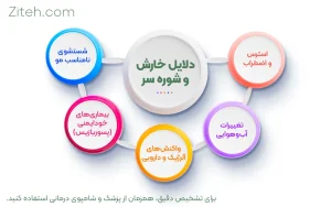 دلایل خارش و شوره سر